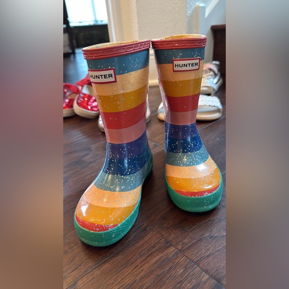 Hunter Multicolor Striped Boots - Picture 1 of 1